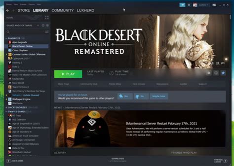Steam Servers or Black Desert Online Servers :: Black.